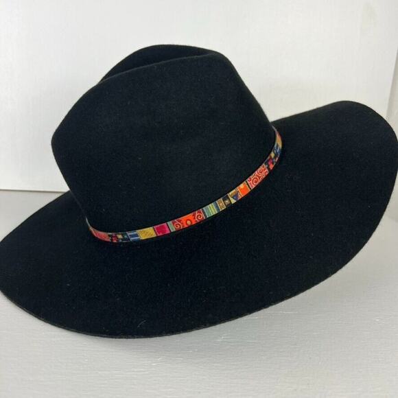 Adora Hat Felted Wool Womens Black Outdoor Hat One Size Boho - Picture 4 of 11